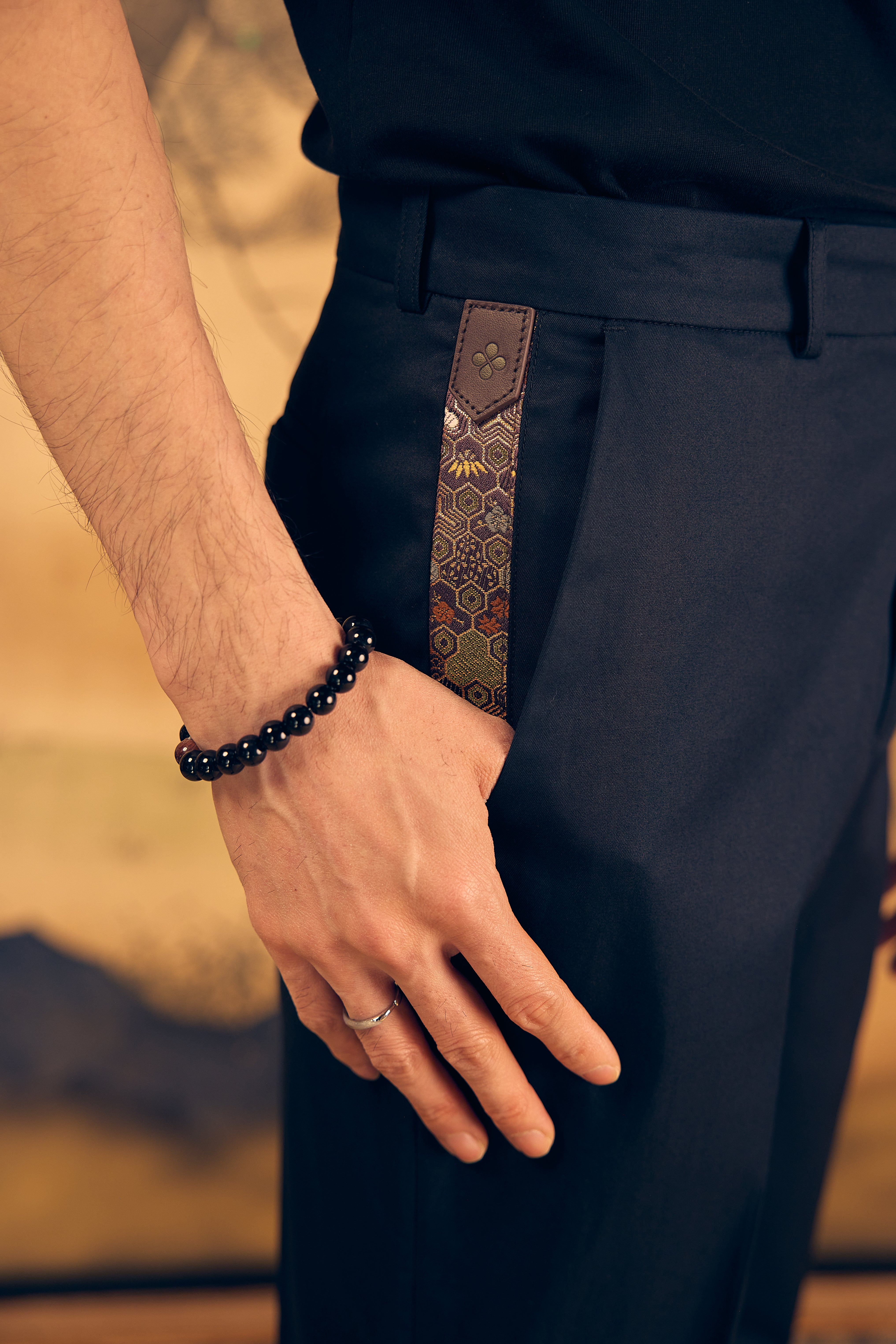 TATE Cotton Trousers (Black)